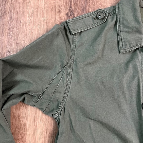 J.Crew Vintage Relaxed Boyfriend Olive Field Jacket Sz XS - Picture 9 of 14